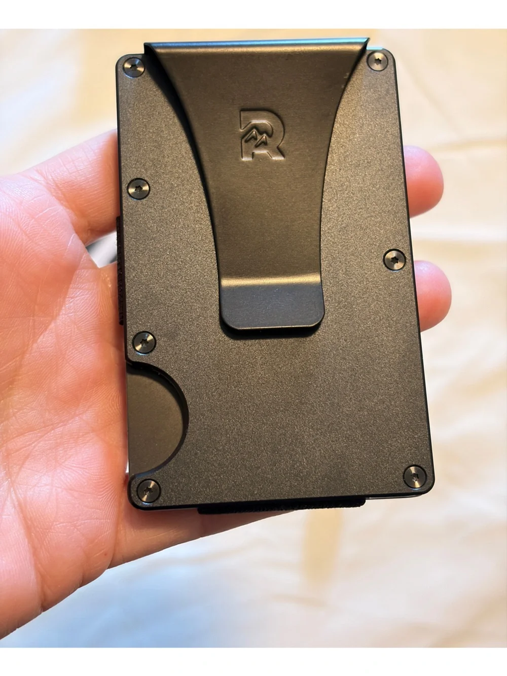 THE RIDGE ALUMINUM BLACK WALLET